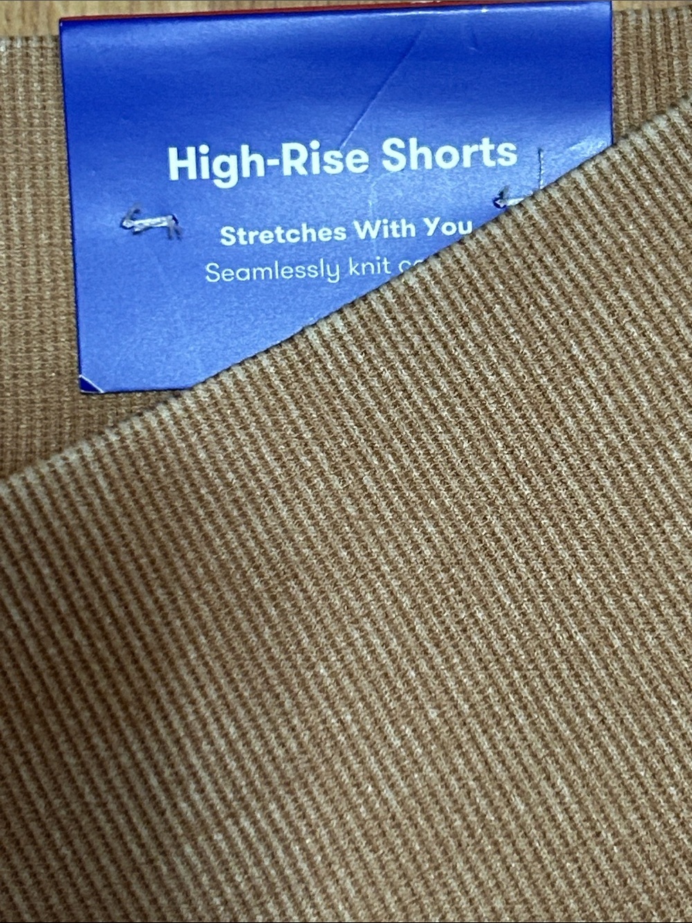JoyLab High-Waist Ribbed Shorts in Brown Size XS NWT - Picture 2 of 5